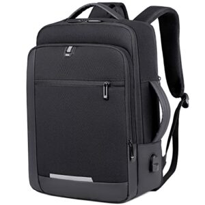 backpack, laptop backpack, carry on backpack,travel backpack, 17 inch large carry on school backpack extra large bookbag for men women backpack,travel laptop backpack with usb port (black)