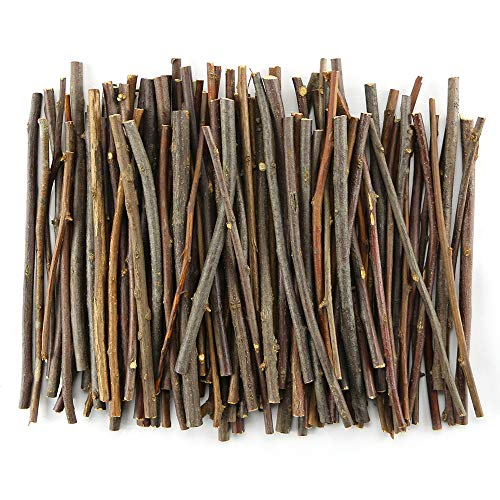 TKOnline 100Pcs 10cm 0.1-0.2 Inch in Diameter Wood Log Sticks for DIY Crafts Photo Props Craft Sticks,Wood Crafts,Sticks inch,Wood Sticks,Wood Craft Sticks,Photo Stick,Photo Props,Wood logs