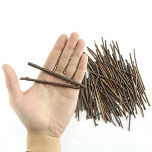 TKOnline 100Pcs 10cm 0.1-0.2 Inch in Diameter Wood Log Sticks for DIY Crafts Photo Props Craft Sticks,Wood Crafts,Sticks inch,Wood Sticks,Wood Craft Sticks,Photo Stick,Photo Props,Wood logs