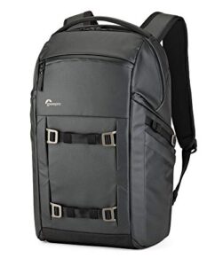 lowepro freeline camera backpack 350 aw, black. versatile daypack designed for travel, photographers and videographers. for dslr, mirrorless, laptops, bridge, csc, lenses and travel gear.