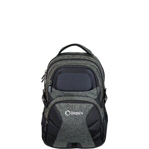 orben treasure laptop backpack (black)