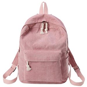 women cute bags corduroy backpack for girls college style backpack travel bag student bag large capacity middle student bag