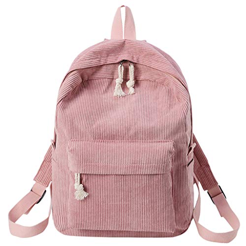 Women Cute Bags Corduroy Backpack for Girls College Style Backpack Travel Bag Student Bag Large Capacity Middle Student Bag