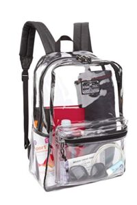 outdoor products clear pass daypack (pink peacock) (black) (black)