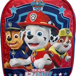 Ruz Paw Patrol Toddle Boy 12 Inch Mini Backpack (Blue-Red)