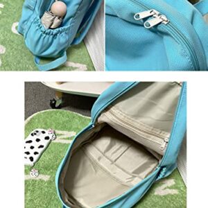 Sage Green Backpack for School, Large-capacity Casual Rucksack Kawaii Backpack for Teen Girls (Green)