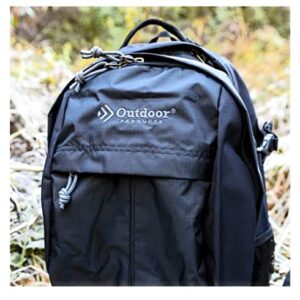 25 Ltr Traverse Backpack, unisex, Black, Organizer, Suitable for Adults, teens, Kids