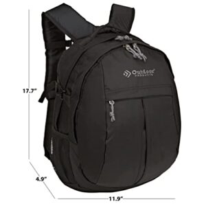 25 Ltr Traverse Backpack, unisex, Black, Organizer, Suitable for Adults, teens, Kids