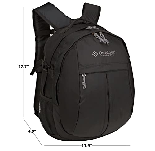 25 Ltr Traverse Backpack, unisex, Black, Organizer, Suitable for Adults, teens, Kids