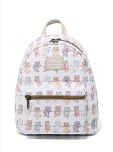 loungefly disney kittens mini backpack
