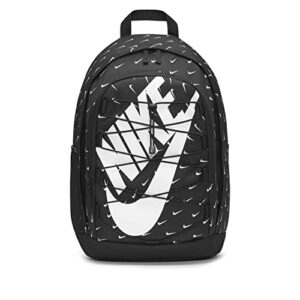 nike hayward 2.0 aop backpack dv2358-010 black/white, one size