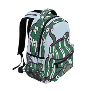 Cute Animal Snake School Backpack for Teen Girls Boys Lightweight Student Backpack Travel Bookbag Laptop Casual Daypack