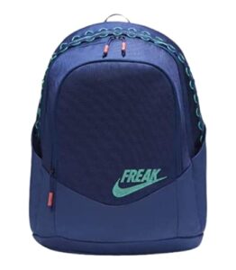 nike giannis freak backpack basketball training sport bag (blue void/blue void/roma green)