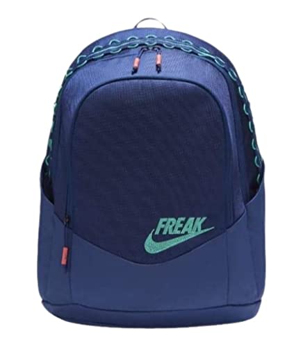 Nike Giannis Freak Backpack Basketball Training Sport Bag (Blue Void/Blue Void/Roma Green)