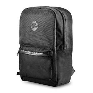 skunk element school backpack- smell proof – weather resistant (black)