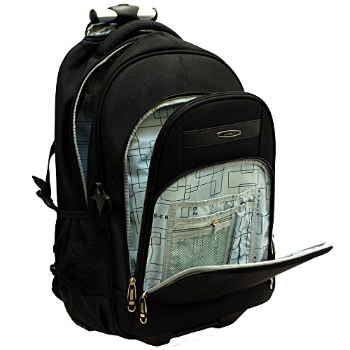 "E-Z Roll" Brand High-end 19 in. Laptop Rolling Backpack/Wheeled Backpack