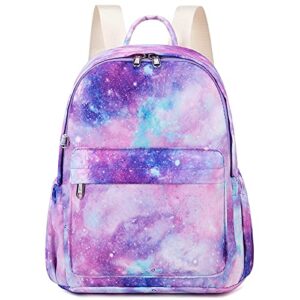 mini backpack girls small backpack purse cute galaxy bookbag for women teens kids school travel shoulder purse bag