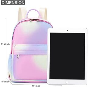 Mini Backpack Girls Small Backpack Purse Cute Galaxy Bookbag for Women Teens Kids School Travel Shoulder Purse Bag