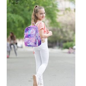 Mini Backpack Girls Small Backpack Purse Cute Galaxy Bookbag for Women Teens Kids School Travel Shoulder Purse Bag