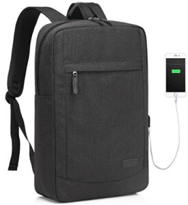 vaschy 17 inch laptop backpack for men with usb port lightweight slim business backpack