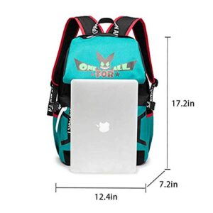 Izuku Midoriya Backpack My Hero Backpack Deku Backpack with Izuku Journal Notebook