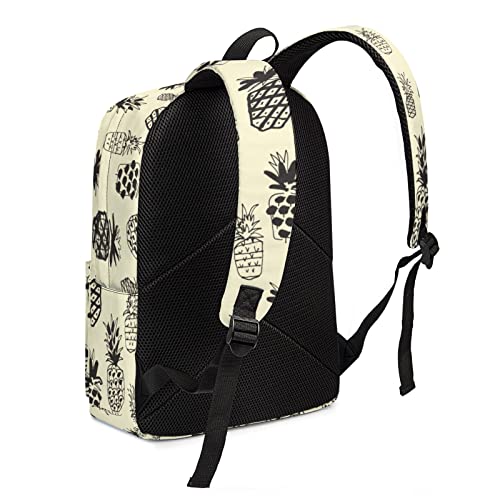 Pineapple Backpack Lightweight Backpacks Durable Laptop Backpack Shoulders Bag Hiking Travel Bag Casual Daypack
