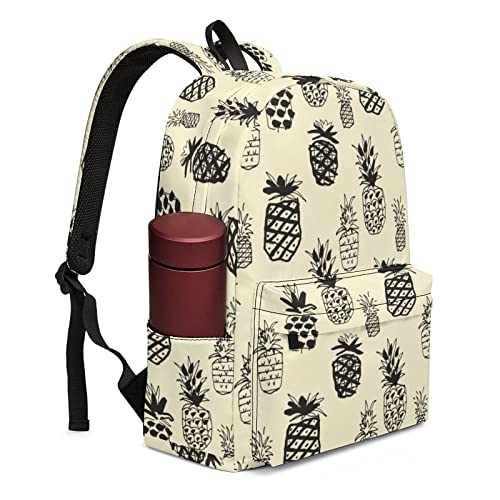 Pineapple Backpack Lightweight Backpacks Durable Laptop Backpack Shoulders Bag Hiking Travel Bag Casual Daypack