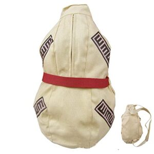 xeuiao gaara cosplay backpack bag gaara gourd backpack gym bag zip sling bags unisex halloween (18.1×14.1in, gaara)
