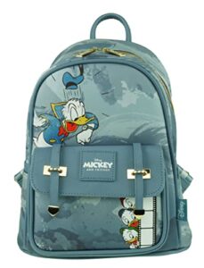 kbnl donald duck 11inch vegan leather mini backpack – a21830,multicoloured,medium