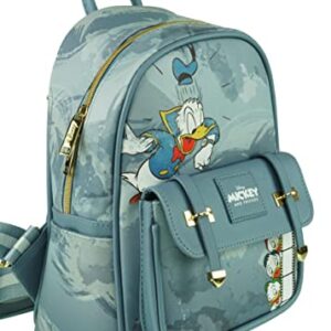 KBNL Donald Duck 11inch Vegan Leather Mini Backpack - A21830,Multicoloured,Medium