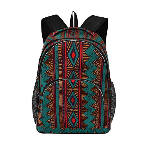 ALAZA Ethnic Aztec Tribal Geometric Backpack Daypack Laptop Work Travel College Bag for Men Women Fits 15.6 Inch Laptop