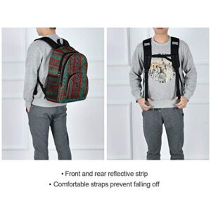 ALAZA Ethnic Aztec Tribal Geometric Backpack Daypack Laptop Work Travel College Bag for Men Women Fits 15.6 Inch Laptop