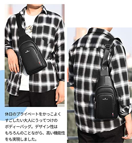 FSD.WG sling Backpack for Men Chest Bag Crossbody Shoulder Bags Travel Bag Purse for Men with Water Resistant