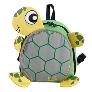 cute small toddler kids backpack zoo animal cartoon mini children bag for baby girl boy age 1-3 years old (tortoise)