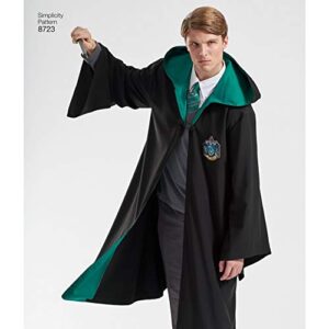 Simplicity 8723 Harry Potter Cosplay and Halloween Costume Sewing Pattern, Kids Teens and Adult Sizes XS-XL