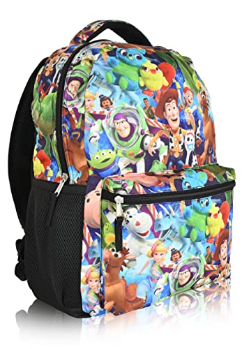 Disney Toy Story Backpack For Kids | Woody, Buzz Lightyear Bookbag For Toddlers, Boys, Girls | Officially Licensed Pixar Backpacks For Toys