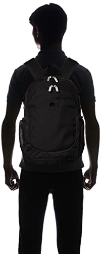 Champion(チャンピオン) Men's Backpack, Black (Black 19-3911tcx)