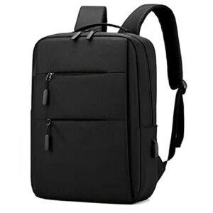 laptop backpack business slim durable with usb port water resistant backpack for women men fits 15.6 inch school computer bag