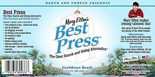 Mary Ellen Products Best Press Starch Alternative, Caribbean Beach