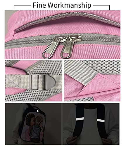 YIPINU 3D cartoon game schoolbag, multifunctional schoolbag large capacity load reduction backpack for boys and girls(K)