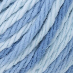 Lily Sugar'n Cream Super Size Ombres Yarn, 3 oz, Faded Denim, 1 Ball