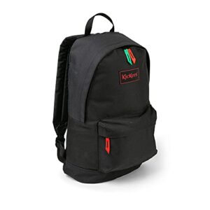 Kickers Unisex's School Backpack Nylon, Black, 20 litres