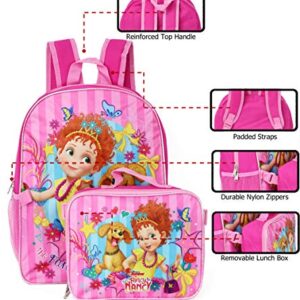 Disney Fancy Nancy 16' Backpack With Detachable Matching Lunch Box