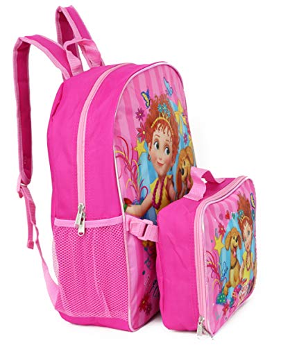 Disney Fancy Nancy 16' Backpack With Detachable Matching Lunch Box