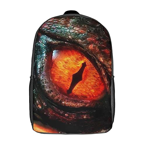 17 Inch Cool Dragon Backpack Cartoon Laptop Backpack College Bookbag Travel Bags for Teenagers