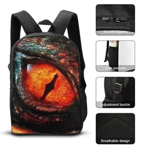 17 Inch Cool Dragon Backpack Cartoon Laptop Backpack College Bookbag Travel Bags for Teenagers