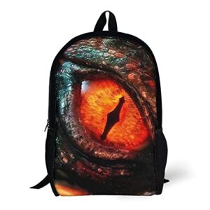 17 Inch Cool Dragon Backpack Cartoon Laptop Backpack College Bookbag Travel Bags for Teenagers