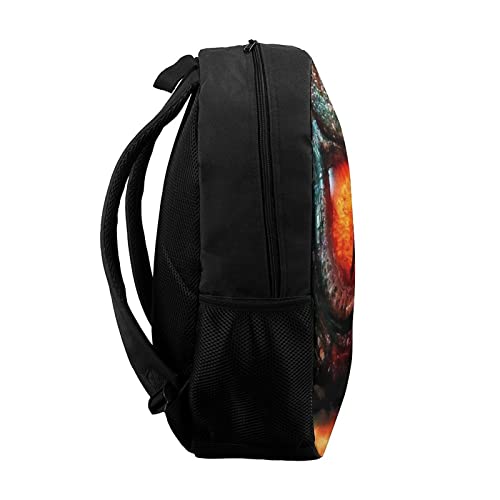 17 Inch Cool Dragon Backpack Cartoon Laptop Backpack College Bookbag Travel Bags for Teenagers