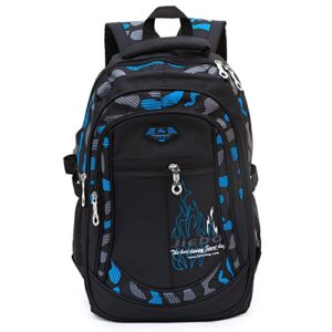 student school backpacks for boys school bookbag for kids student backpack for boy (blue)