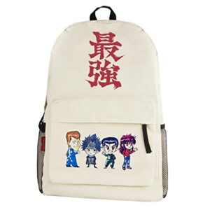go2cosy anime yu yu hakusho backpack daypack student bag school bag bookbag shoulder bag 10